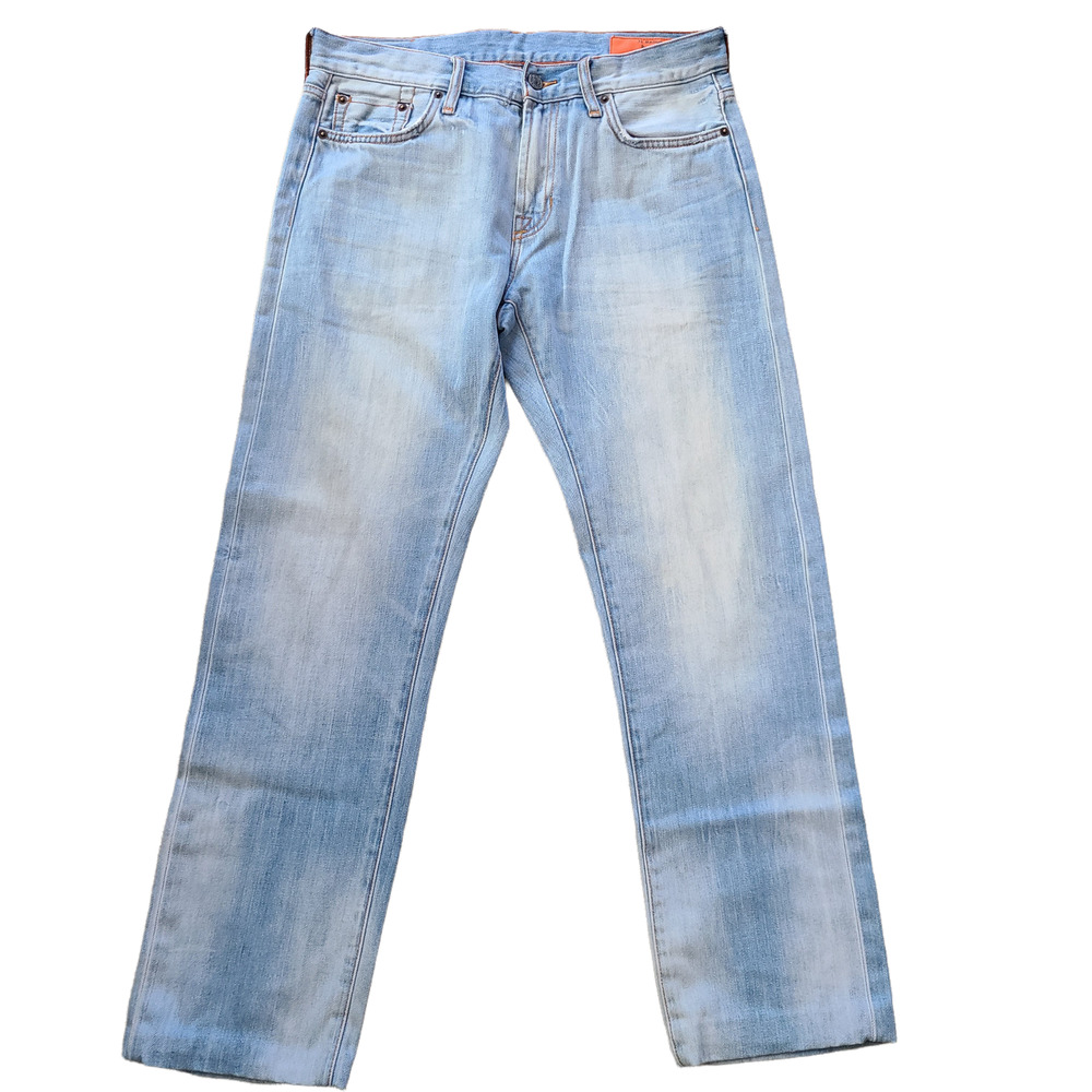 JEAN SHOP Rocker 100% Cotton Light Wash Jeans *ALTERED* JM0002706 Men's 31 x‎ 29